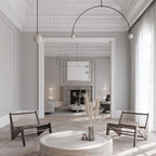 Minimalist Round Glass Pendant Light