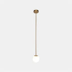 Minimalist Round Glass Pendant Light