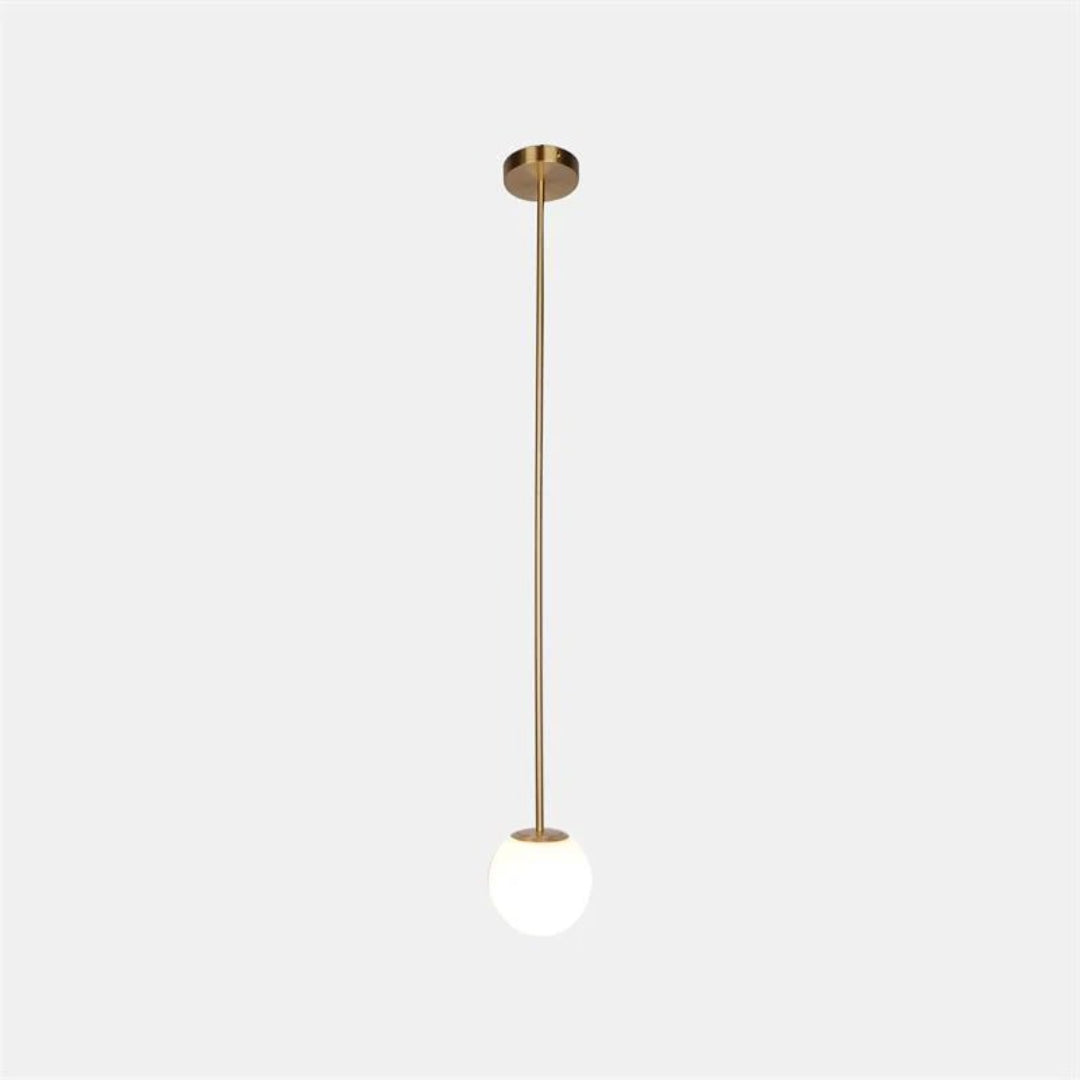 Minimalist Round Glass Pendant Light