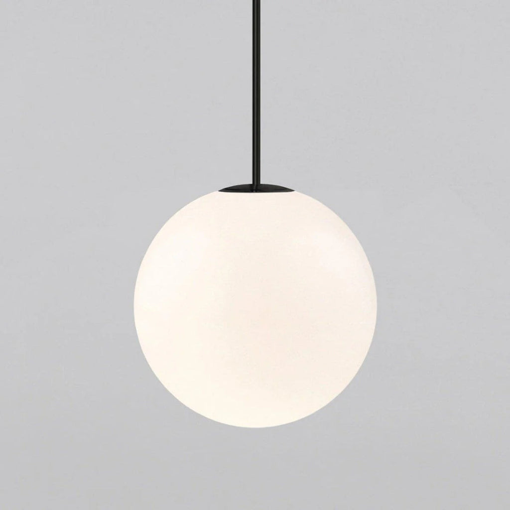 Minimalist Round Glass Pendant Light