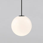 Minimalist Round Glass Pendant Light