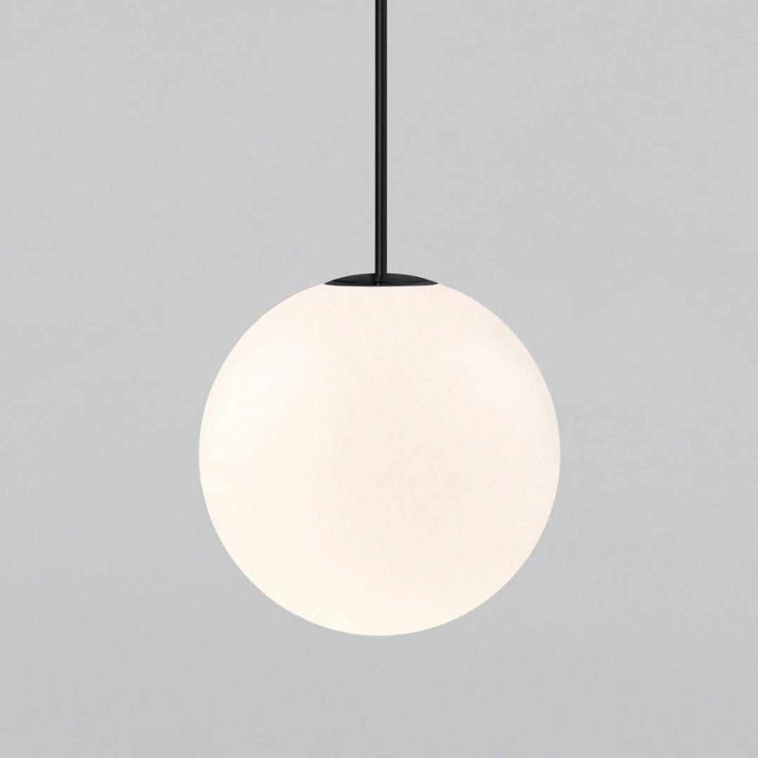 Minimalist Round Glass Pendant Light
