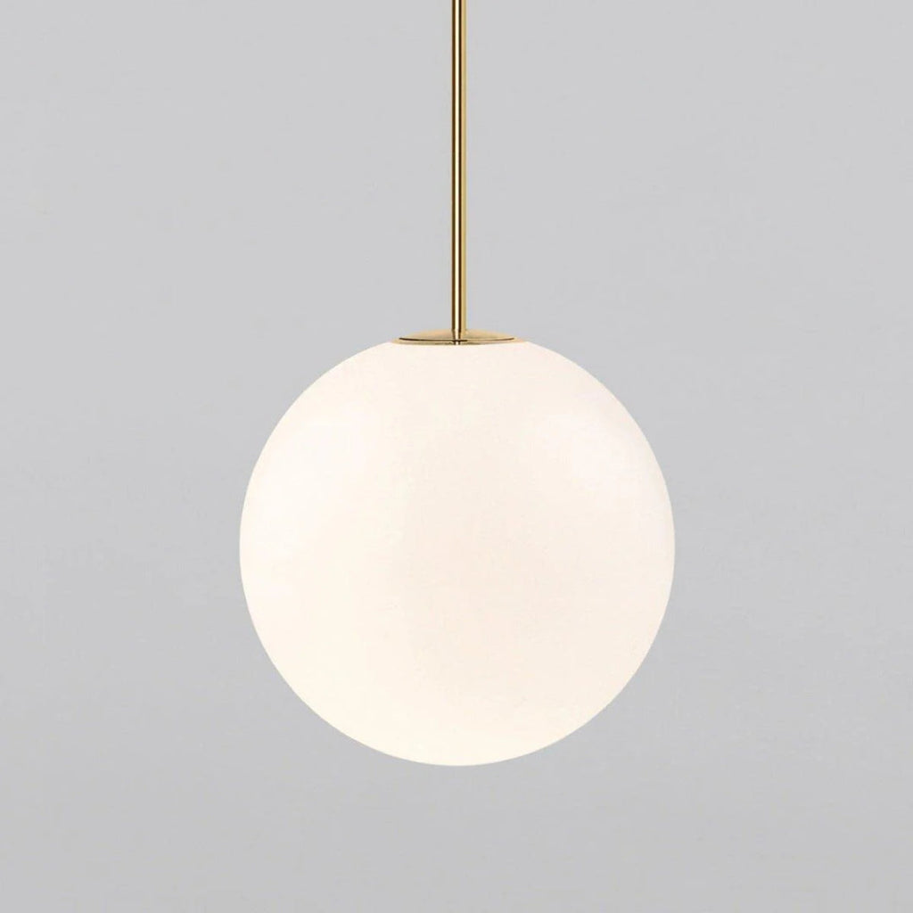 Minimalist Round Glass Pendant Light