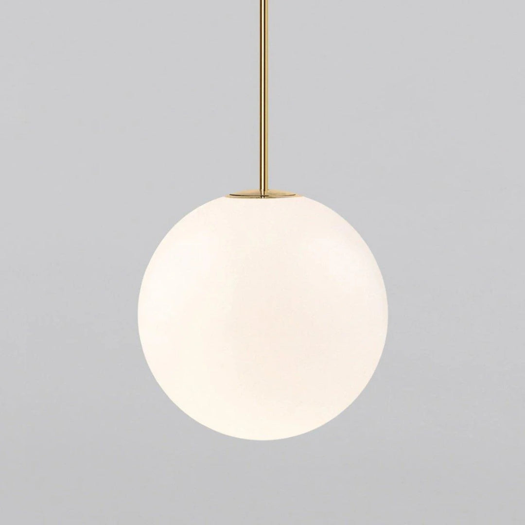 Minimalist Round Glass Pendant Light