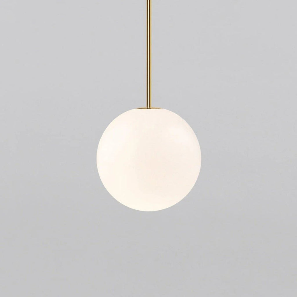 Minimalist Round Glass Pendant Light