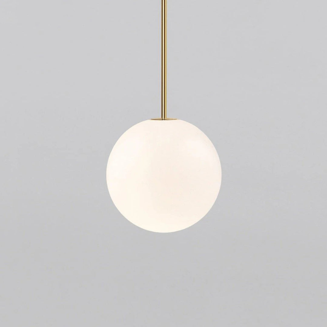 Minimalist Round Glass Pendant Light