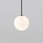 Minimalist Round Glass Pendant Light