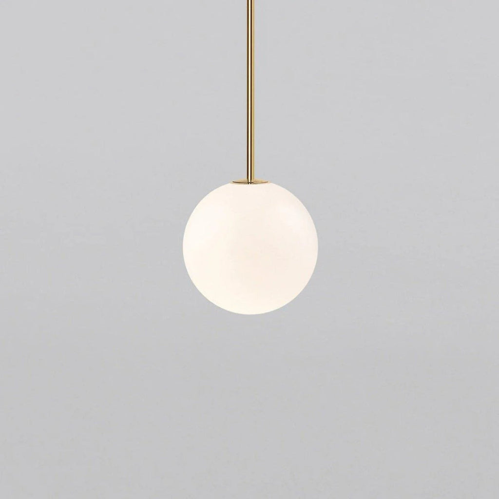 Minimalist Round Glass Pendant Light