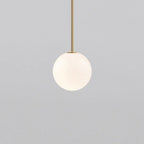 Minimalist Round Glass Pendant Light