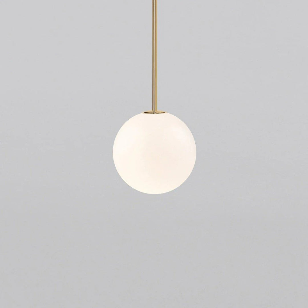 Minimalist Round Glass Pendant Light