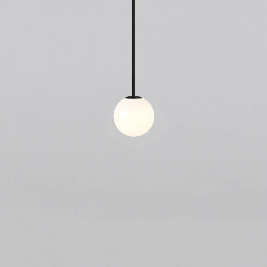 Minimalist Round Glass Pendant Light