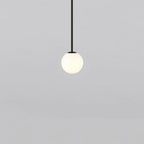 Minimalist Round Glass Pendant Light