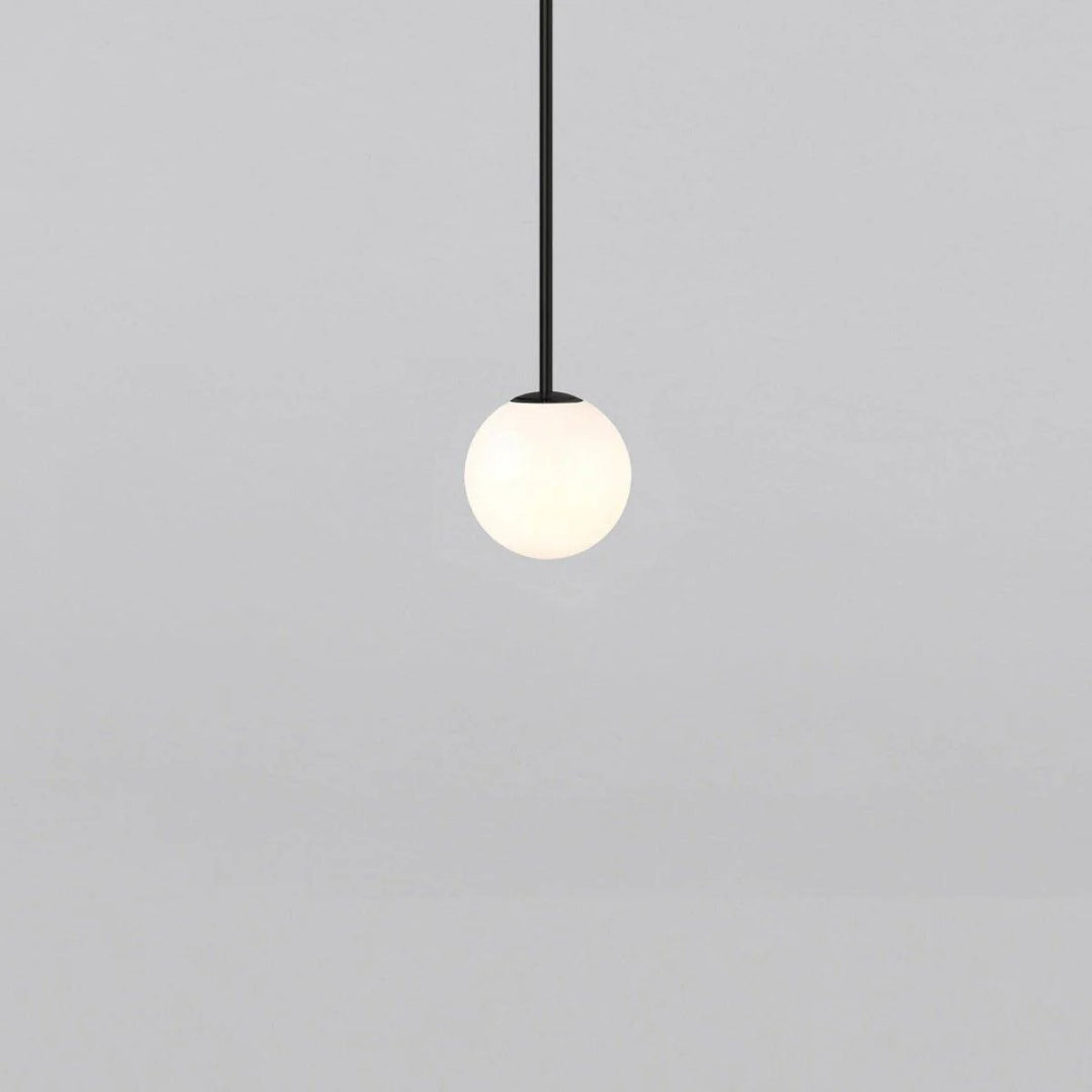 Minimalist Round Glass Pendant Light