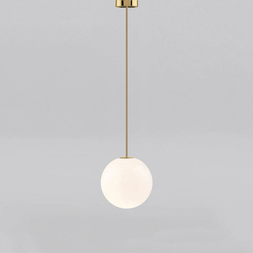 Minimalist Round Glass Pendant Light