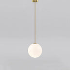 Minimalist Round Glass Pendant Light