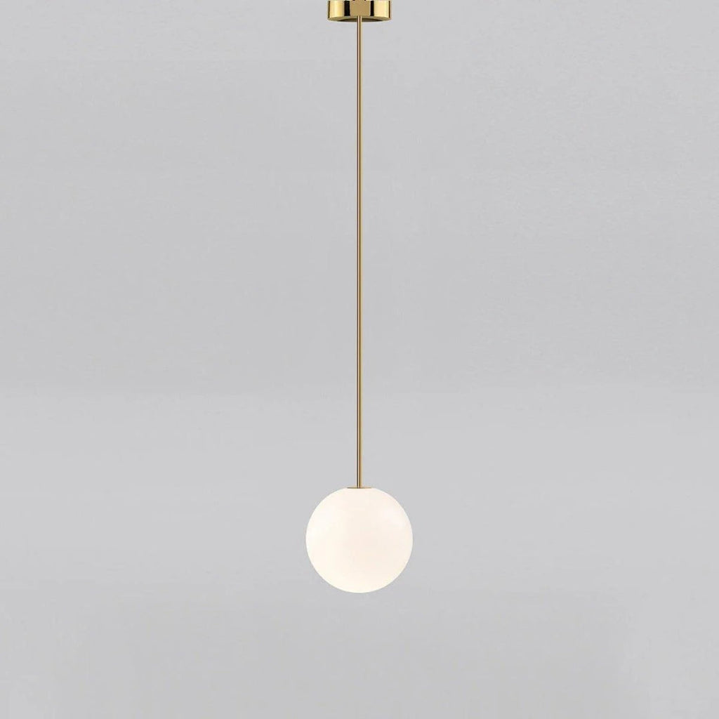 Minimalist Round Glass Pendant Light