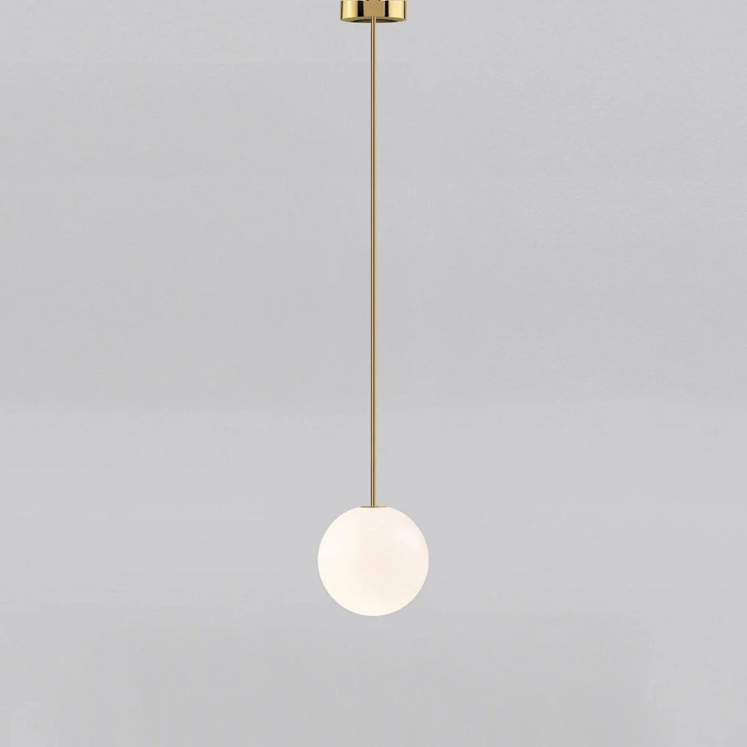 Minimalist Round Glass Pendant Light