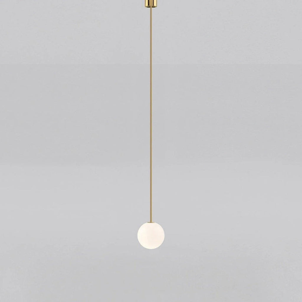 Minimalist Round Glass Pendant Light