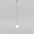 Minimalist Round Glass Pendant Light