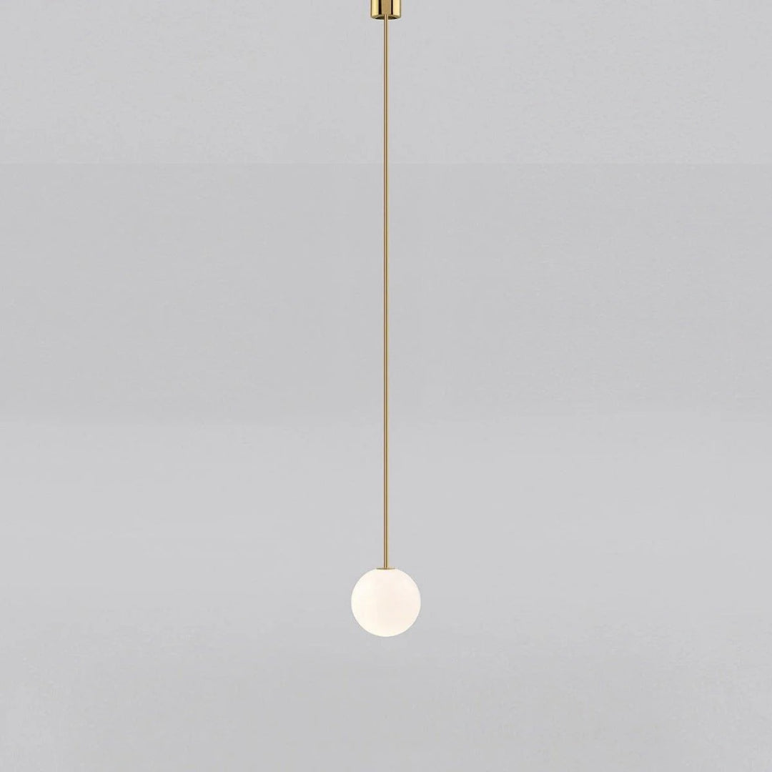 Minimalist Round Glass Pendant Light