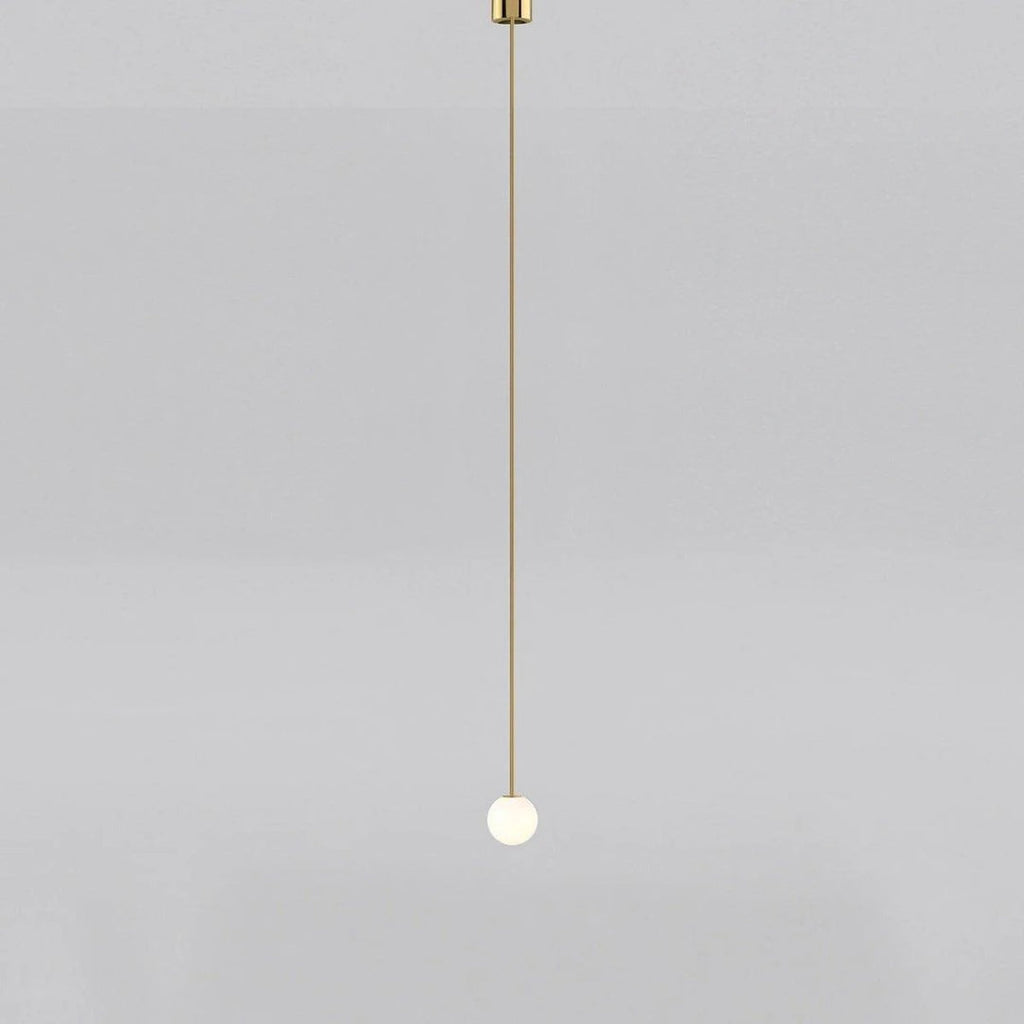 Minimalist Round Glass Pendant Light