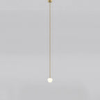 Minimalist Round Glass Pendant Light