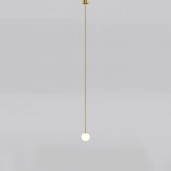 Minimalist Round Glass Pendant Light