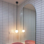 Minimalist Round Glass Pendant Light