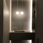 Minimalist Round Glass Pendant Light