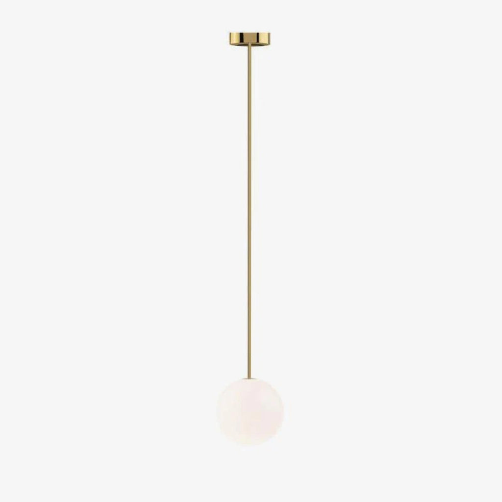 Minimalist Round Glass Pendant Light