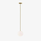 Minimalist Round Glass Pendant Light