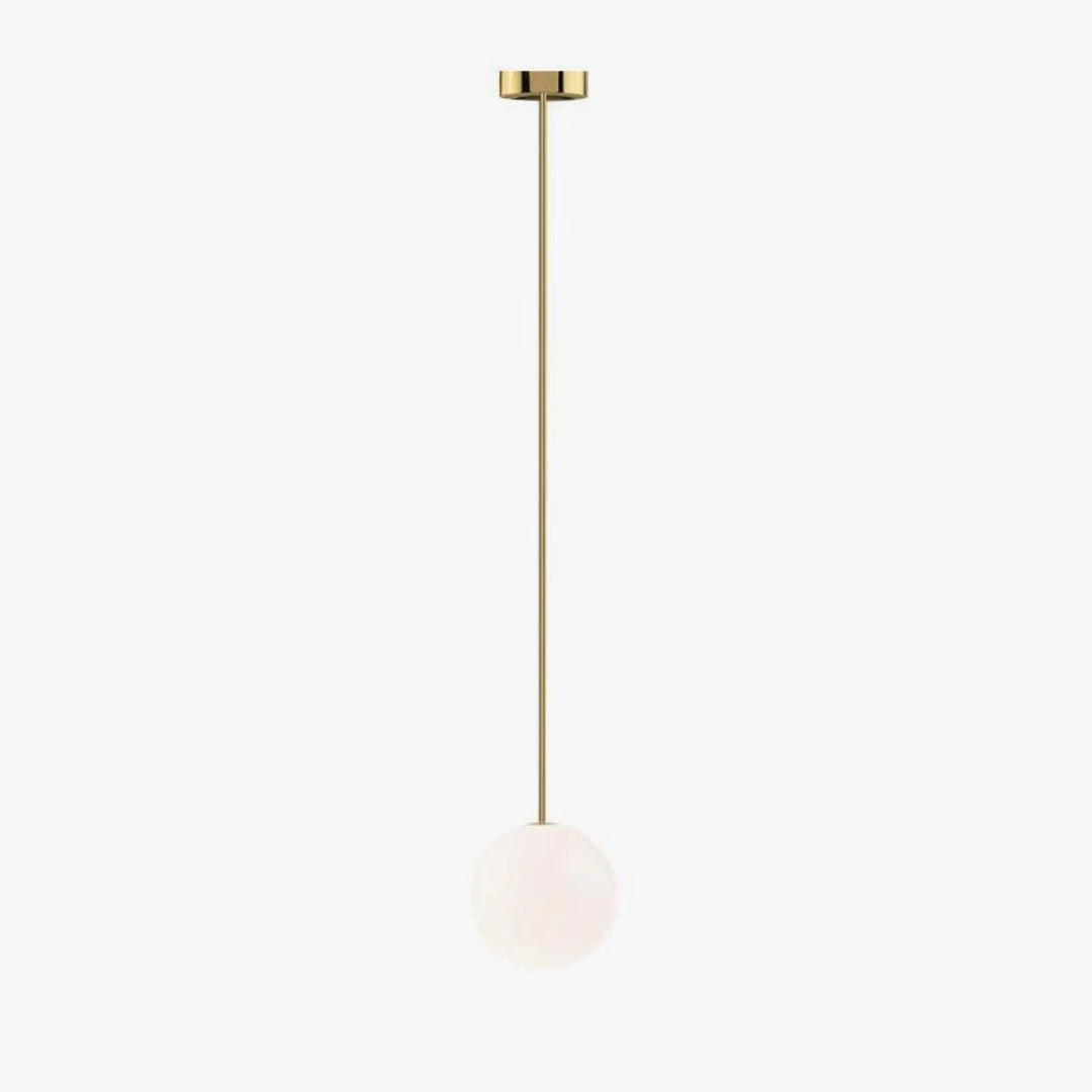 Minimalist Round Glass Pendant Light