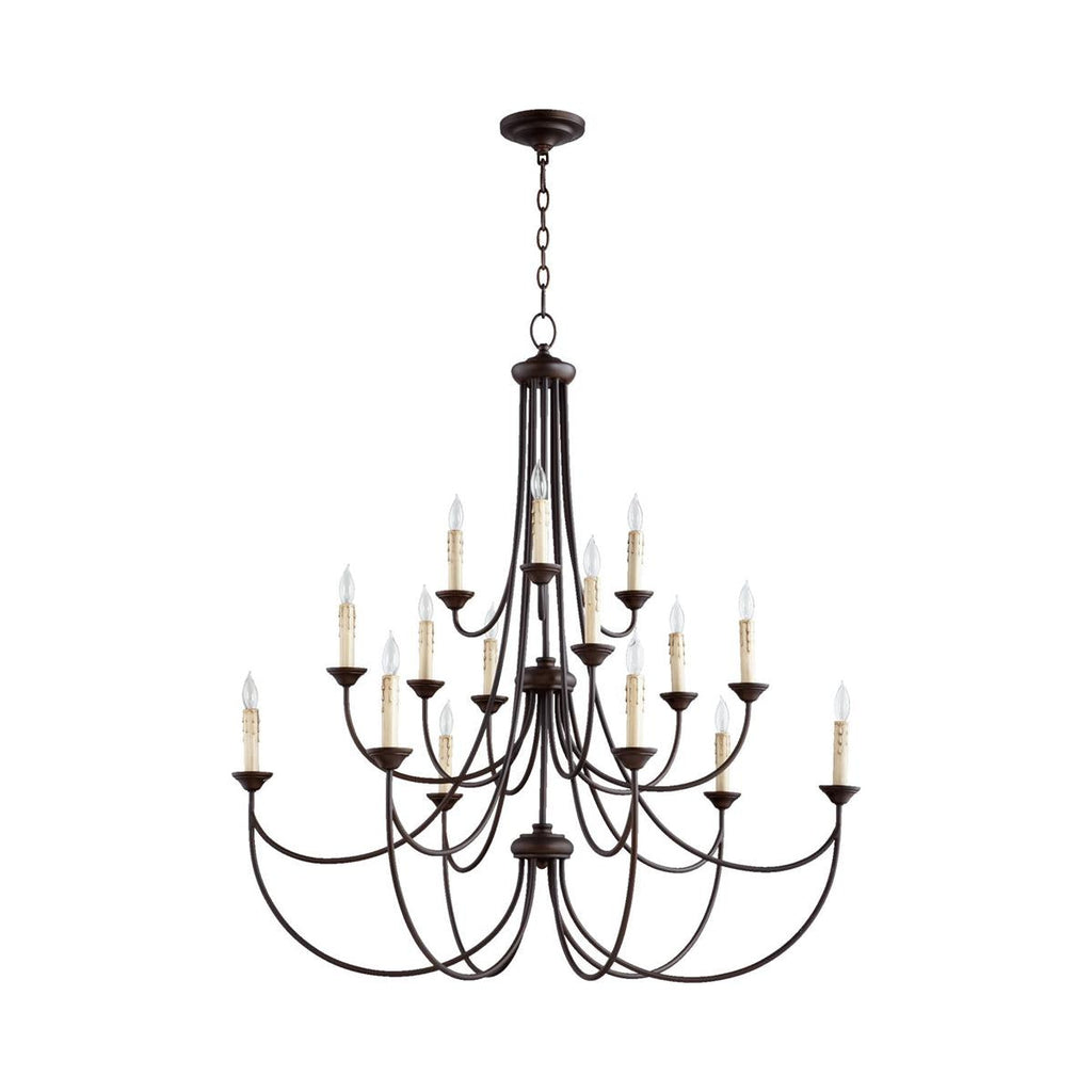 Brass Chandelier with Multi-Head E14 Sockets | Retro Postmodern Style | Adjustable Hanging Chain for Living and Dining Rooms