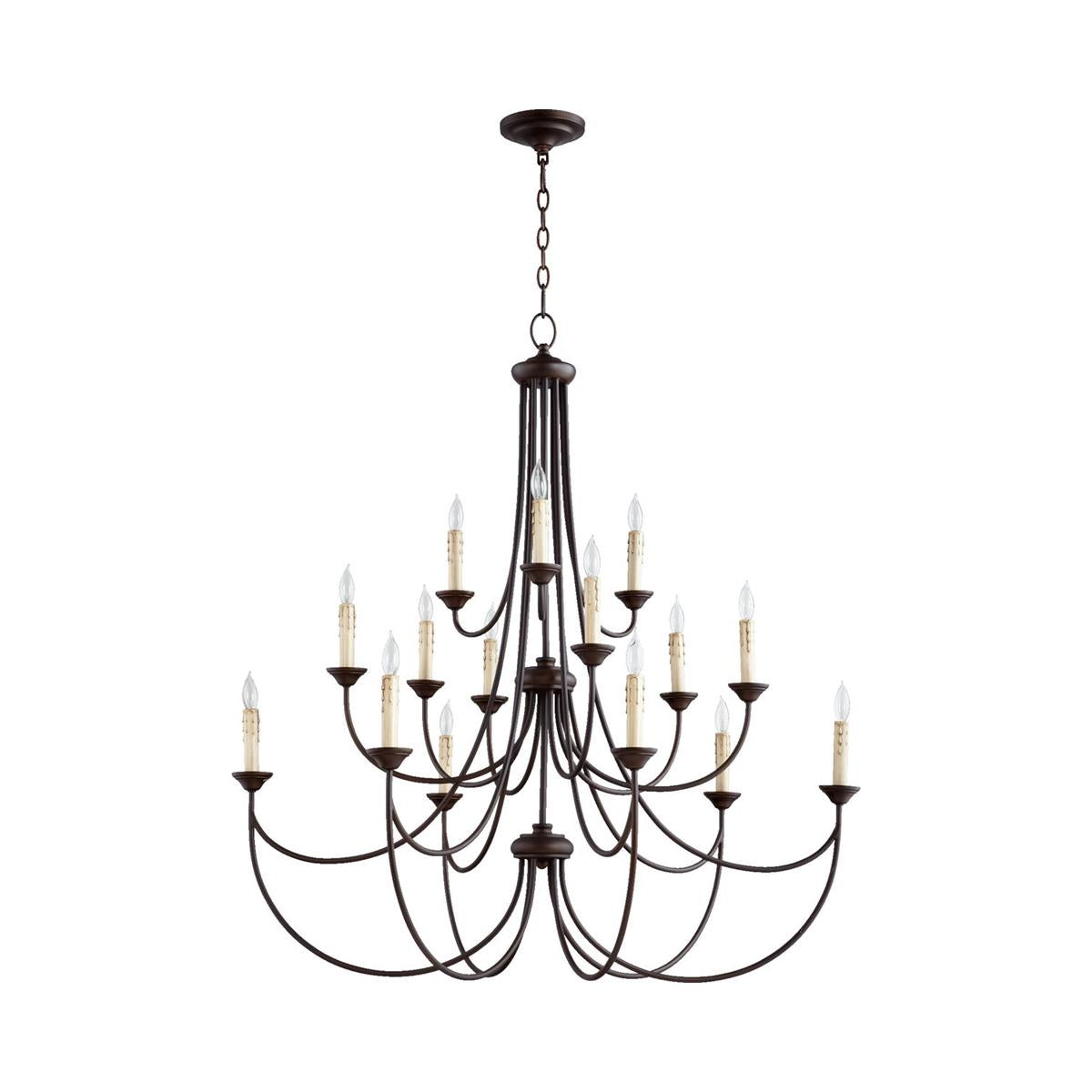 Brass Chandelier with Multi-Head E14 Sockets | Retro Postmodern Style | Adjustable Hanging Chain for Living and Dining Rooms