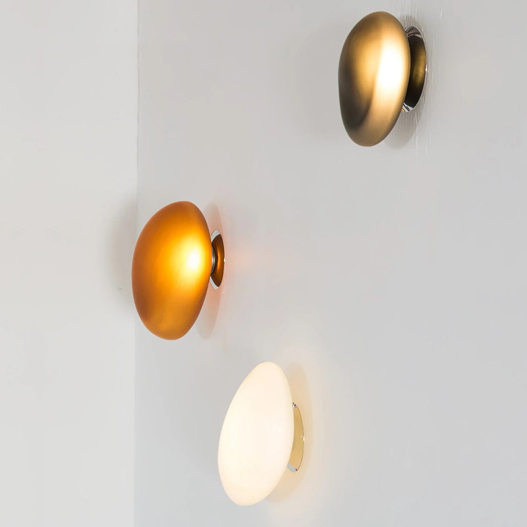 Oval Glass Wall Light