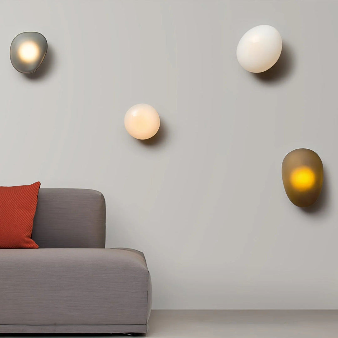 Oval Glass Wall Light