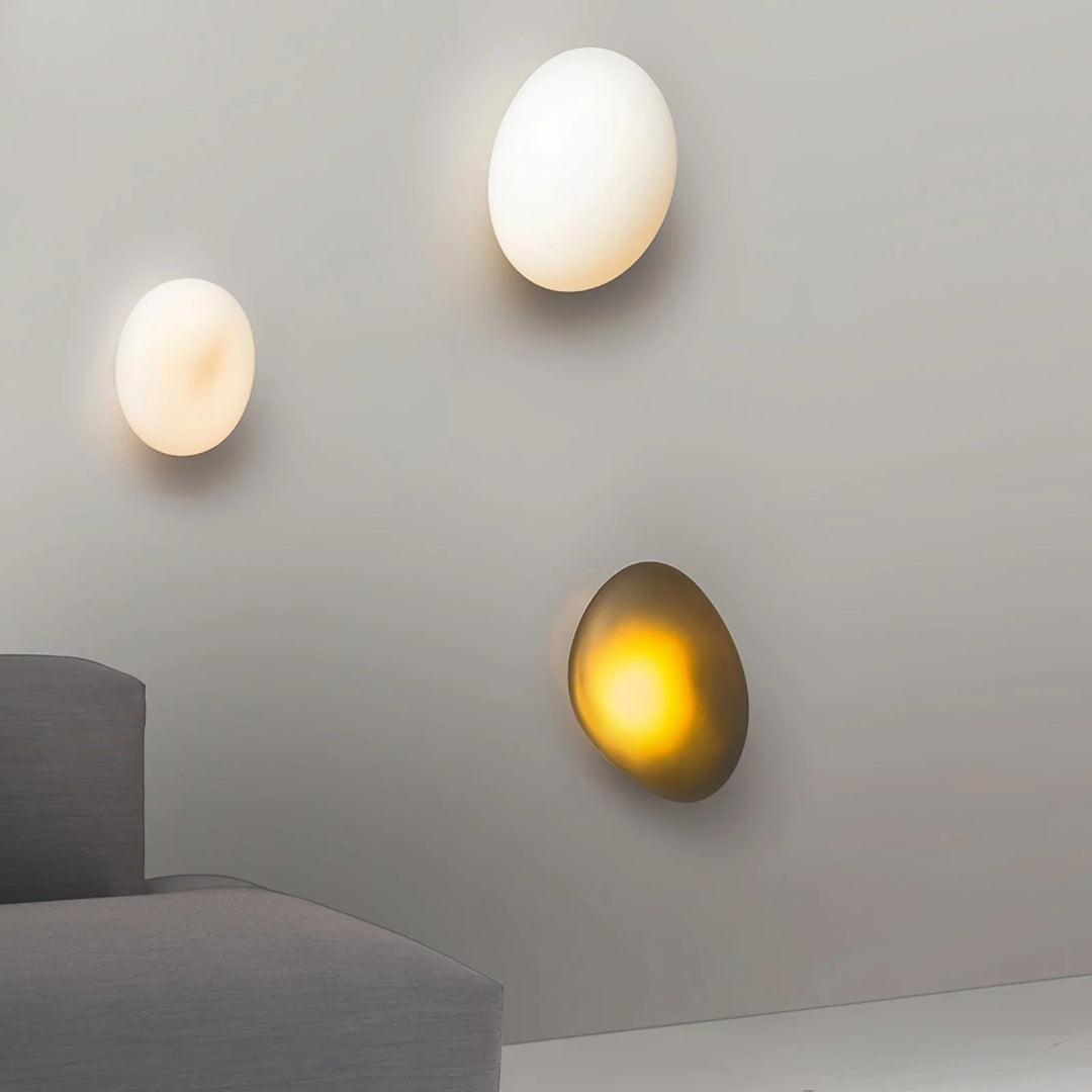 Oval Glass Wall Light