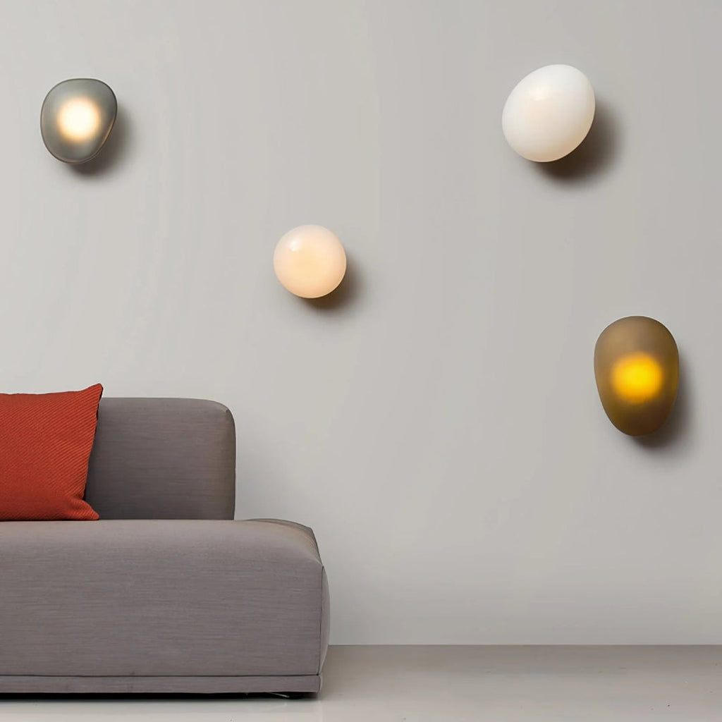 Oval Glass Wall Light