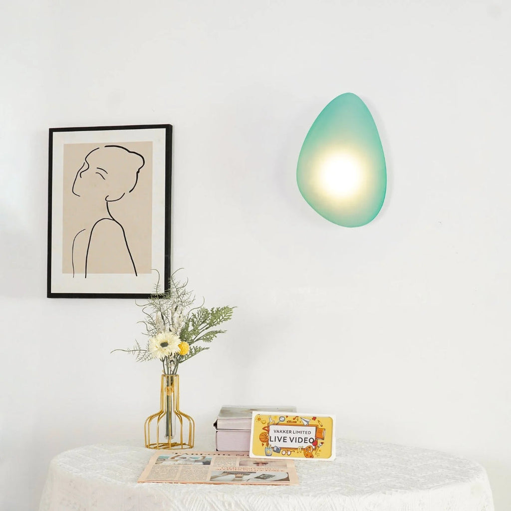 Oval Glass Wall Light