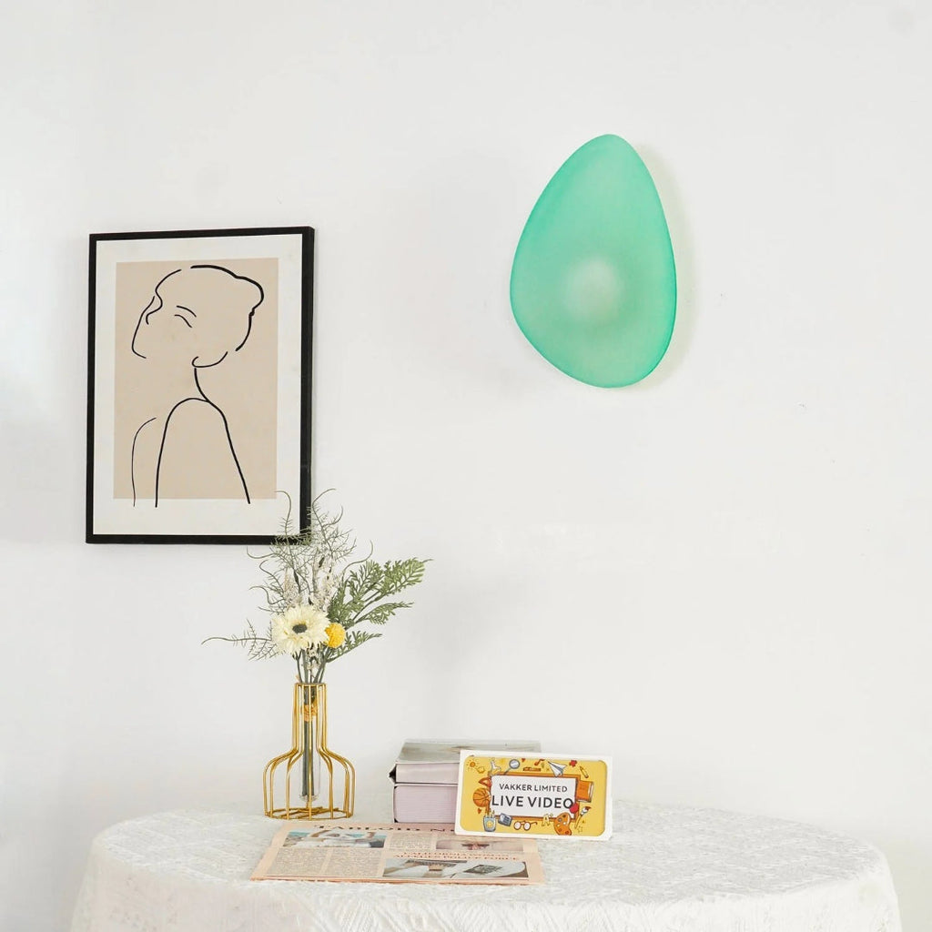 Oval Glass Wall Light