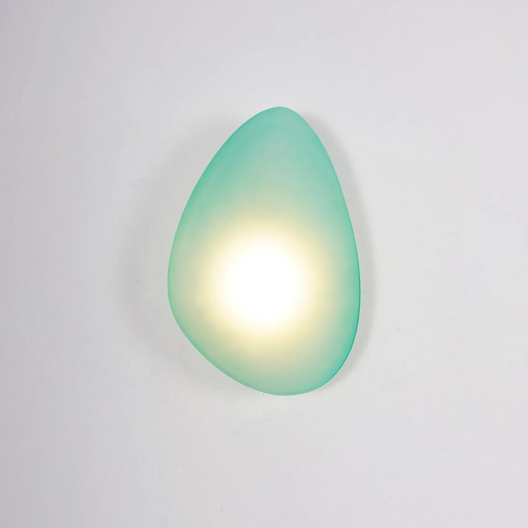 Oval Glass Wall Light