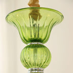 Murano Glass Chandelier Hand-Blown Organic Silhouette | Art Deco Style Ceiling Light | Hardwired Artisanal Interior Decor