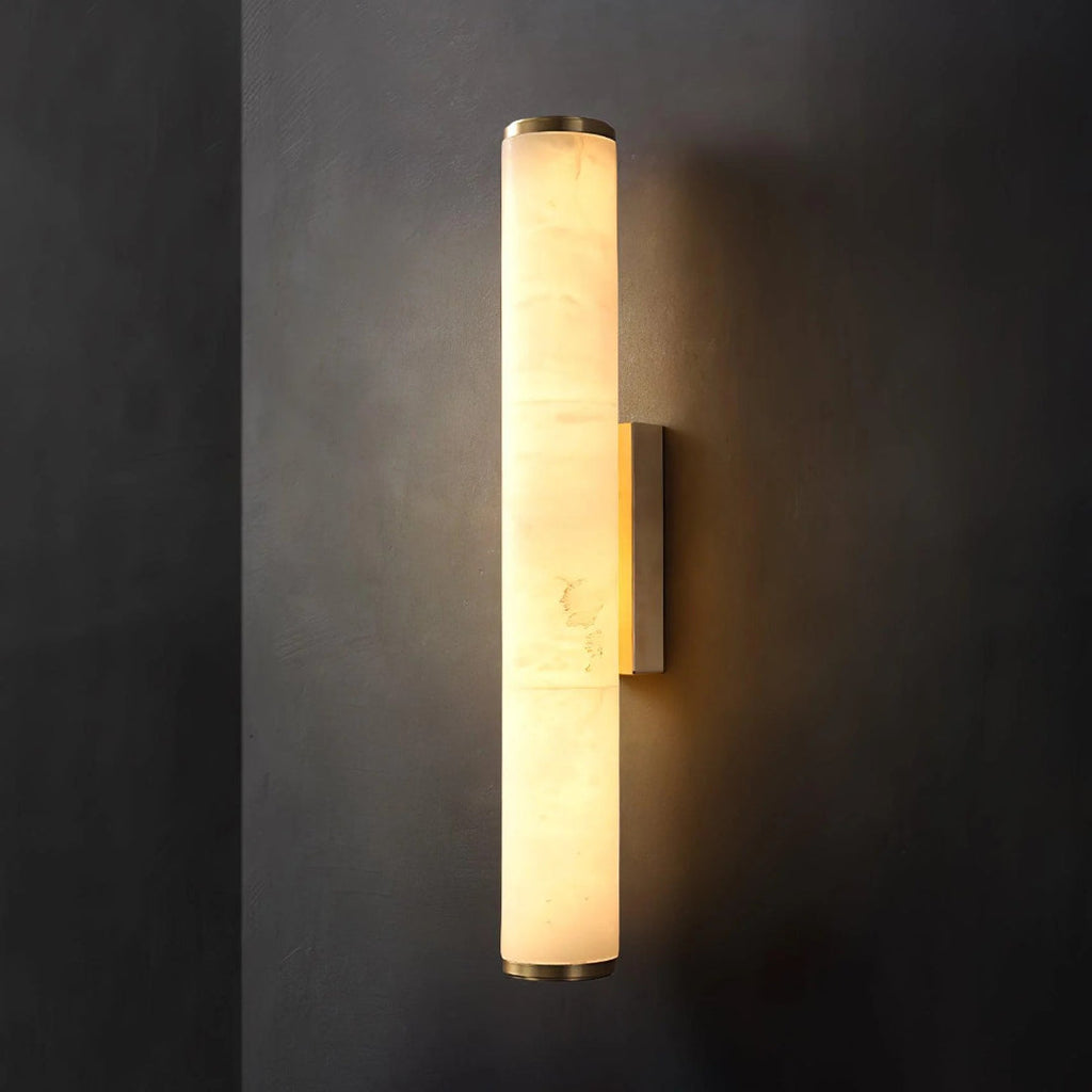 Vertical Marble Wall Light