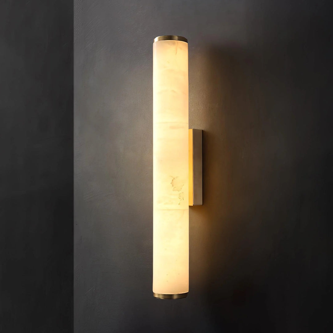 Vertical Marble Wall Light
