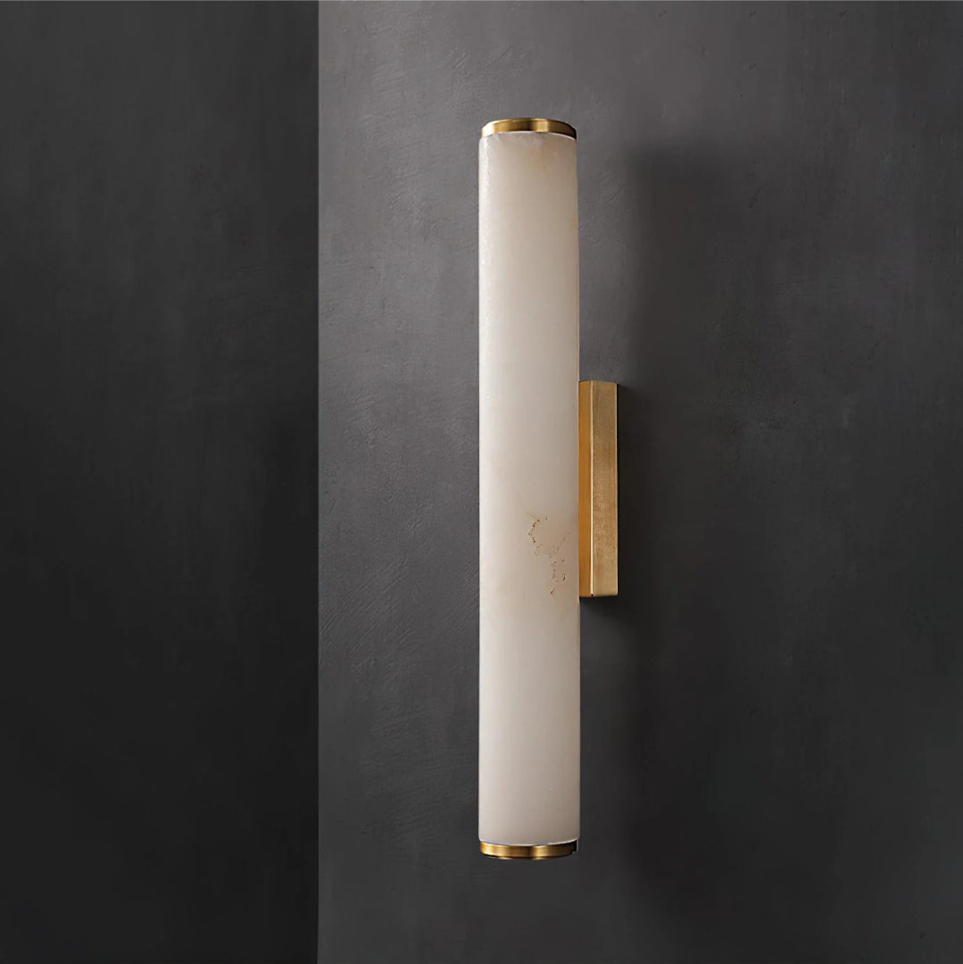 Vertical Marble Wall Light