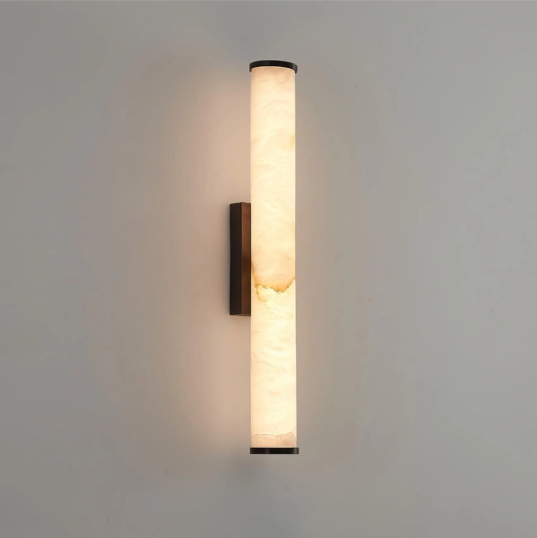 Vertical Marble Wall Light