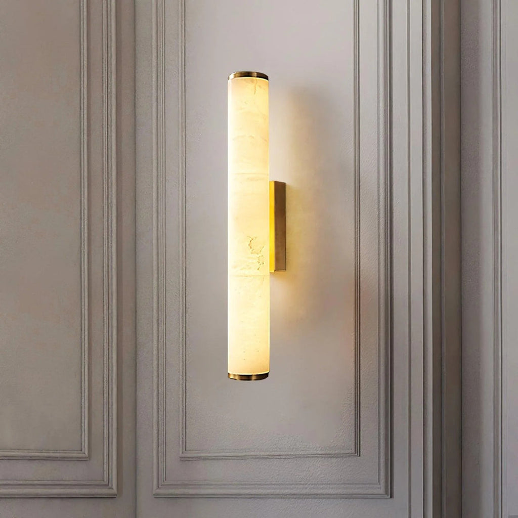 Vertical Marble Wall Light