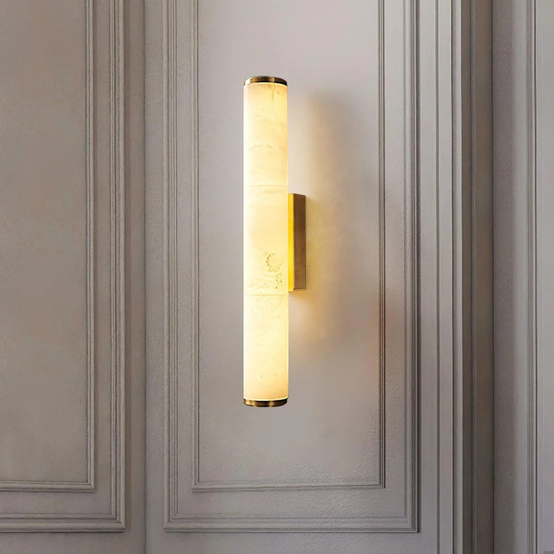 Vertical Marble Wall Light
