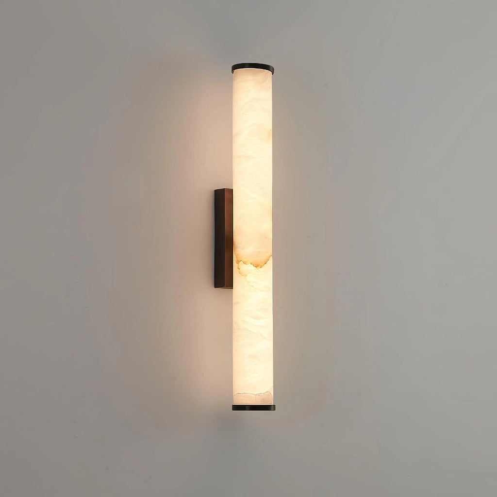 Vertical Marble Wall Light