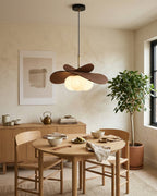 Pendant Light Metal Raffia and Glass | Adjustable 150cm Cord and Sloped Ceiling Compatible Design for Versatile Home Lighting